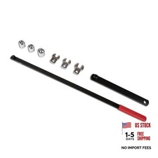 8PCS Serpentine Belt Tool Kit, Belt Tensioner Wrench Set 3/8" 1/2" Drive for