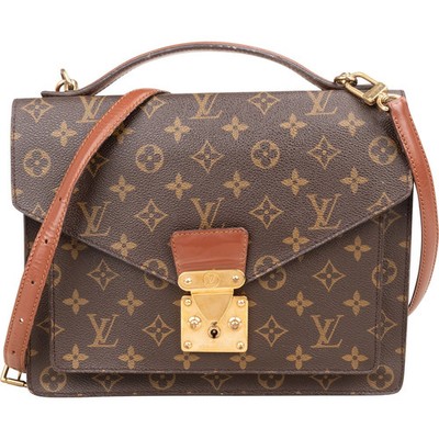 Louis Vuitton Monogram Canvas Monceau Handbag Tasche