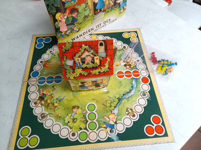 altes DDR Brettspiel Das Wandern ist des Müller`s Lust ca. 1960/70er Jahre