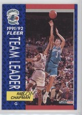 1991-92 Fleer Team Leaders Rex Chapman #374 2m7