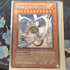 Konami Winged Kuriboh LV10 DP1-EN006 1st Edition Ultra Rare Holo EN 2006