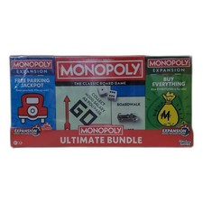 Hasbro Monopoly Ultimate Bundle 2 Expansions Multicolor Board Game New