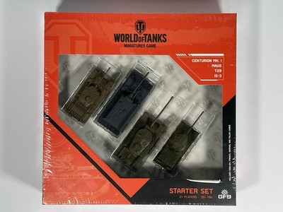 2023 World of Tanks Starter Set 1:100 Scale Maus T29 IS-3 Centurion Gale Force 9
