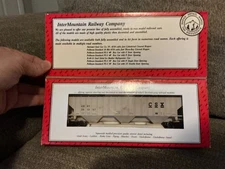 ho scale intermountain 4750 3 bay covered hopper