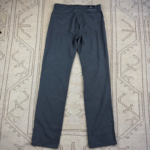 Pantalone Vintage Versace Jeans Couture Grigio Elasticizzato Taglia 30 X 34