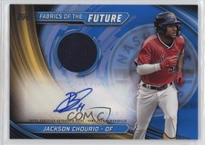 2024 Pro Debut Fabrics of the Future Relics Blue /150 Jackson Chourio Auto 15k9