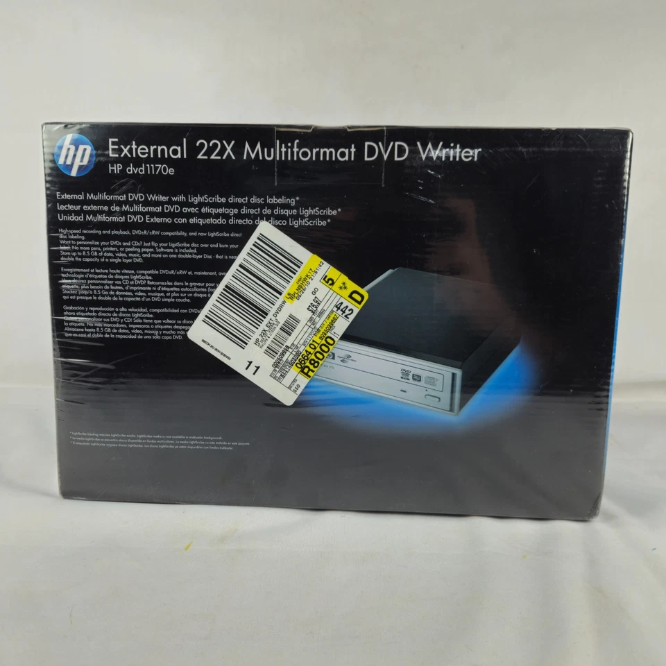 HP dvd1170e External Multiformat DVD/CD Writer Burner Brand New Sealed - Image 2 of 4