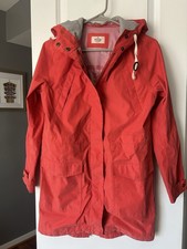 Marine Layer Women s Millie Raincoat Coral Si...