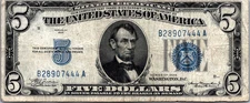 1934 $5 Silver Certificate VF Fr. 1650