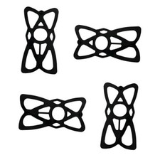 4PCS Motorcycle Phone Mount Tether, Non-Slip Silicone Bike Cellphone 4 PCS