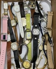 25+ Vintage Watch Lot Timex Fossil Nike Gruen Armitron UNTESTED AS IS