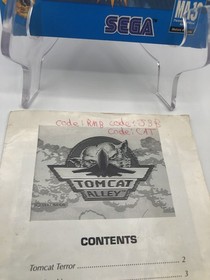 Tomcat Alley (Sega CD 1994) CIB completo con tarjeta de registro manual