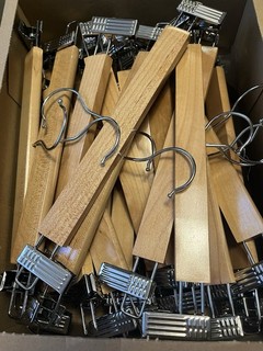 30 Wooden Trouser Hangers