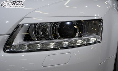 RDX Scheinwerferblenden Set Böser Blick für Audi A6 4F 08-11 Facelift Blenden