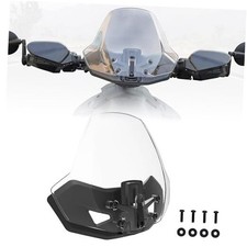 Adjustable Windshield for Can-Am Ryker, Front Vented Translucent Clear Hard