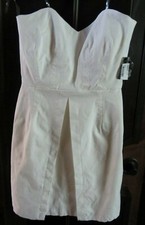 White Strapless Sweetheart Neck Party Dress - Juniors Size 3 - NEW