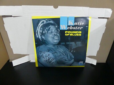 KATIE WEBSTER - Pounds of Blues  LP (Signed) CRB 1087 W/COA