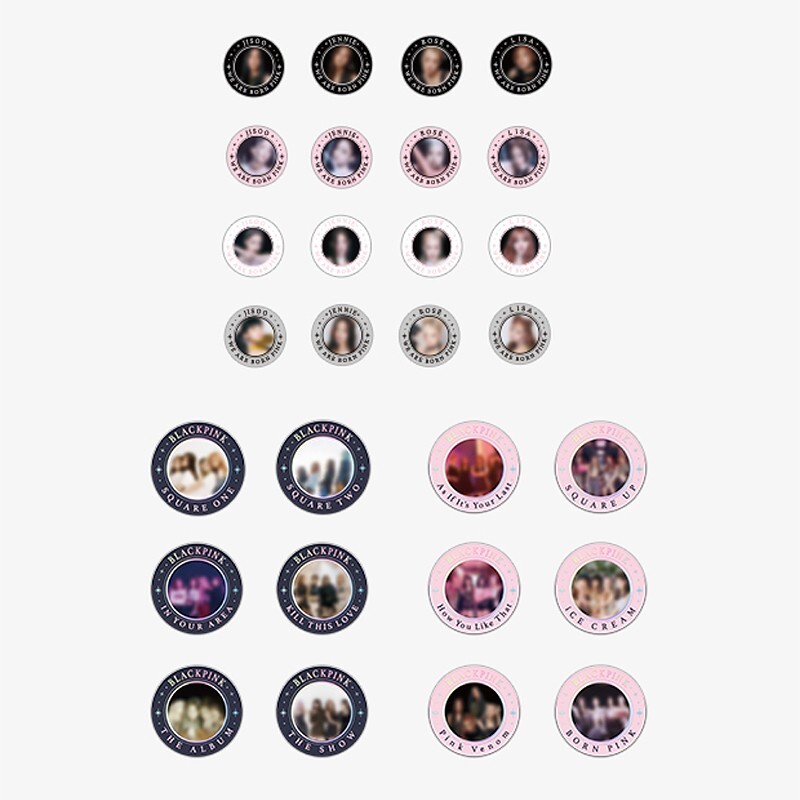 BLACKPINK [BORN PINK] CIRCLE PHOTO CARD SET(28ea) OFFICIAL