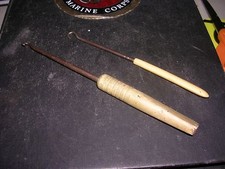 Antique Buttonhook Bone Handle 5-3/4 Inches Long