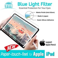   TM  Paper feel Matte Screen Protector with UV  Blue Light Cut for Apple iPads