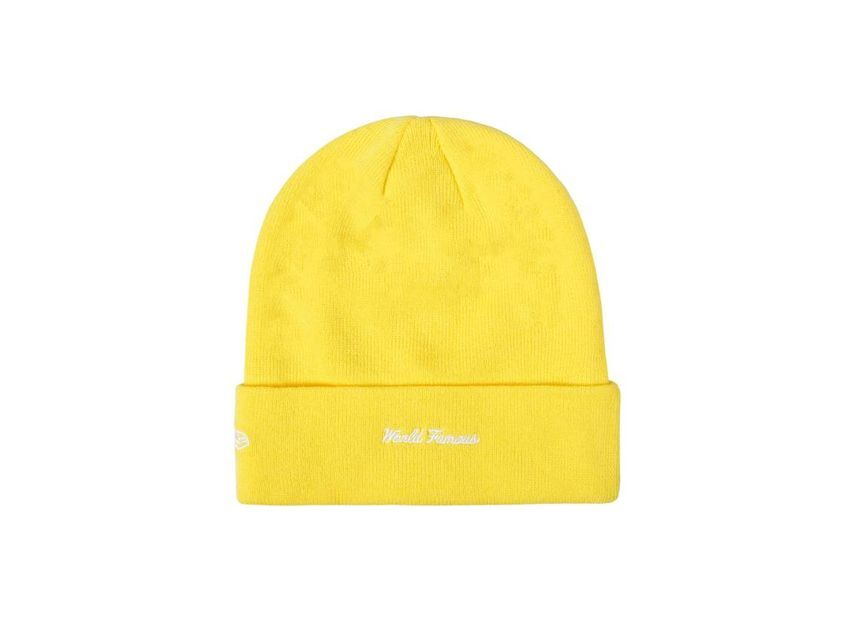 Supreme New Era Cross Box Logo Beanie Yellow | eBay