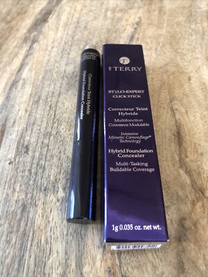 BY TERRY Stylo Expert Click Stick Hybrid Foundation Concealer INTENSE MOCHA NIB