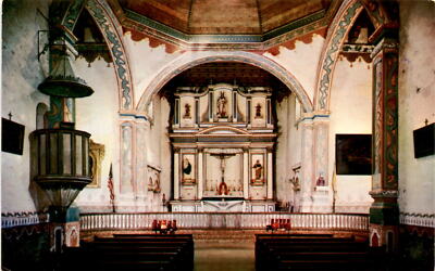 Alana Mission, San Luis Rey, California, King of the Missions, Padres, Postcard