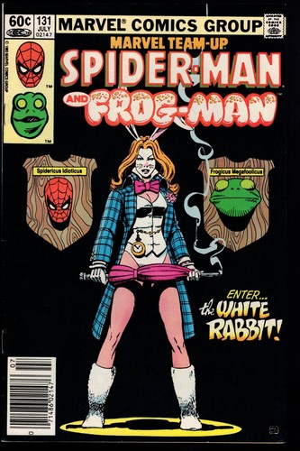 Marvel Team-Up #131 1983 1st White Rabbit FN-VF RARE Mark Jewelers ...