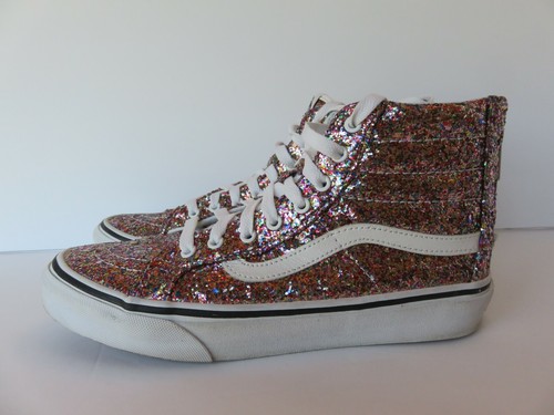 rainbow sparkle vans