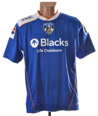 Oldham Athletic 2013/2014 Home Football Shirt Trikot Fila Größe M Erwachsene