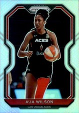 A'Ja Wilson 2021 Panini Prizm WNBA Silver Parallel Card #13