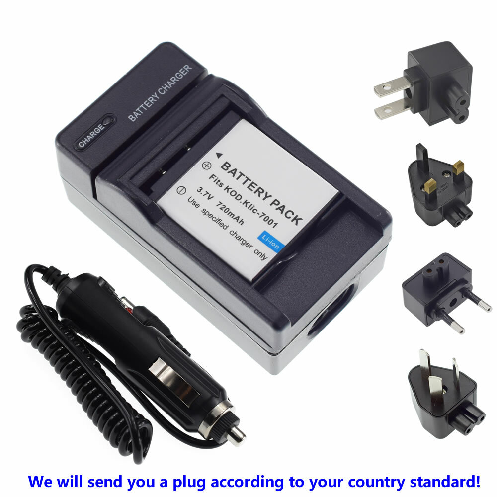 Batteria Li-ion 3.7V 720mAh Per Kodak Easyshare M753, M763, M853, M863 E Molti Altri Modelli - Sostituisce BLi-286, KLIC-7001