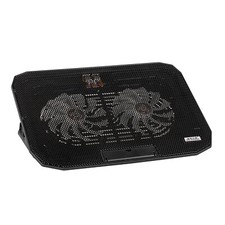 10 to 15.6 inch Laptop Cooling Pad Adjustable Angle Stand Dual Fan Speed Control