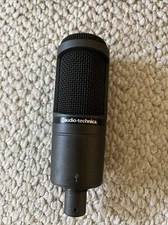 Audio-Technica AT2020 Cardioid Condenser Microphone - Black