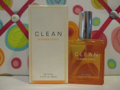FUSION BRANDS AMERICA ~ CLEAN SUMMER LINEN PARFUM SPRAY ~ 2.14 OZ SEALED BOX