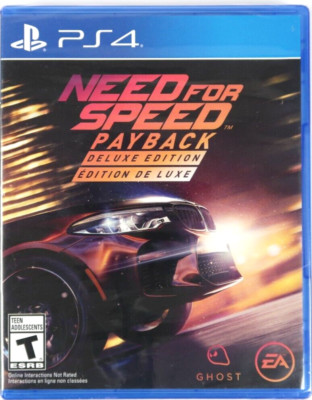 Need for Speed Payback Deluxe Edition (Sony PlayStation 4 2017) New Sealed PS4