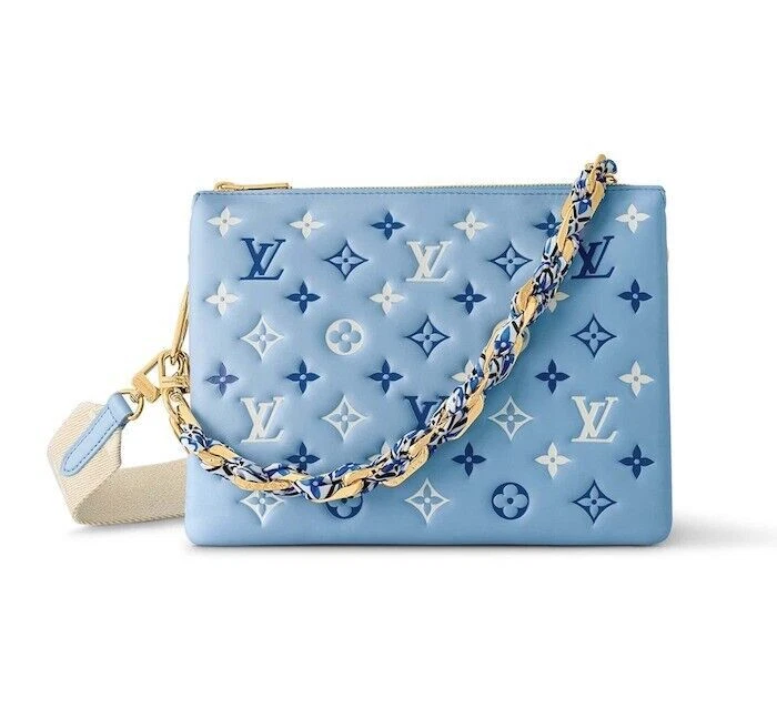 LOUIS VUITTON Coussin PM Crossbody Bag M22953 By The Pool Blue