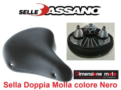 Sella Bici Classica con Telaio a Doppia Molla