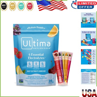 Keto-Friendly Electrolyte Variety Pack   20 Stickpacks for Balanced Hydration