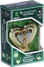 Hanayama Cast Puzzle Model:  "HEART"   Level:  4