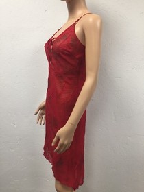 Lise Charmel Red Nightgown Size S Made In France