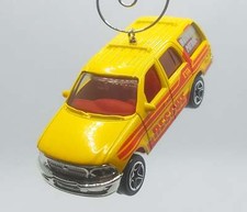 Christmas Ornament for Ford Expedition Mountain Rescue Yellow Red