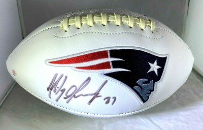 rob gronkowski autographed football
