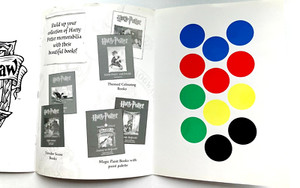 HARRY POTTER  UK Coloring w/ Paints  Activity Book "INSIDE HOGWARTS"  NEW * RARE