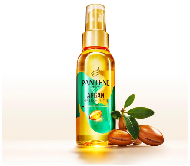 Pro-V Argan Infused Frizz Ease Hair Oil for Dry & Damanged Hairs 100ml