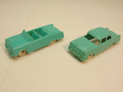 Vintage 1950's F&F Mold & Die Works USA Plastic Toy Cars