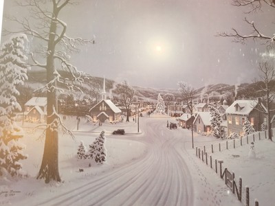 Jesse Barnes Print Starlight In December Ebay