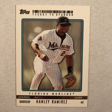 2009 Topps Ticket to Stardom Hanley Ramirez #147 Gold 47/50