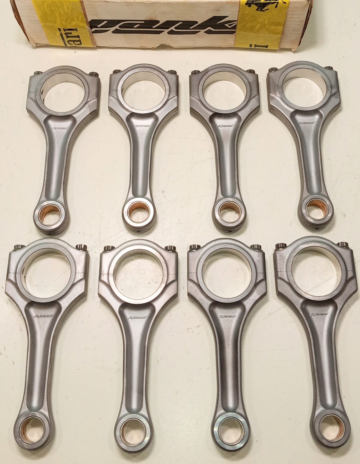 Ferrari Titanium 360 Engine Connecting Rods_Set of 8_212652_GENUINE_NEW