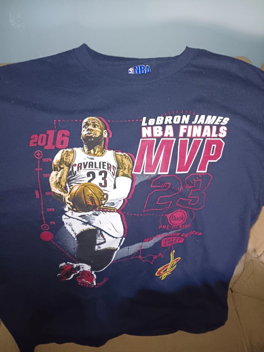 Vintage NBA LeBron James 2016 Finals MVP Cleveland Cavalier T